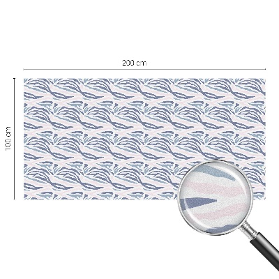 Naklejka witraż na szybę mleczna Zebrowy wzór