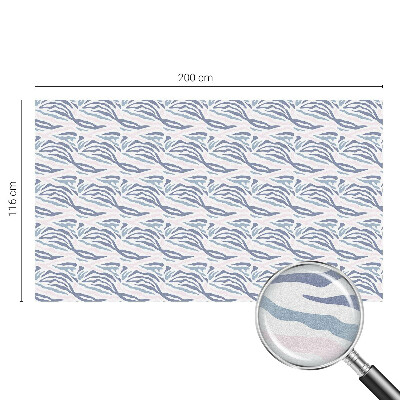 Naklejka witraż na szybę mleczna Zebrowy wzór