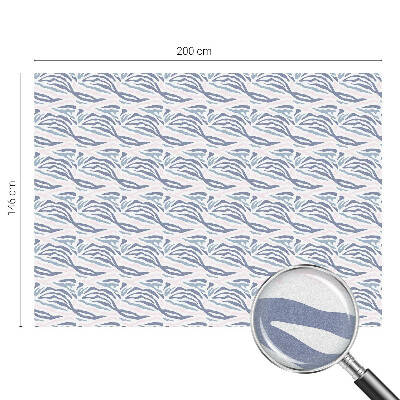 Naklejka witraż na szybę mleczna Zebrowy wzór