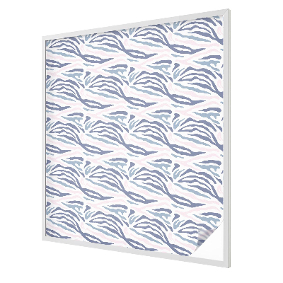 Naklejka witraż na szybę mleczna Zebrowy wzór