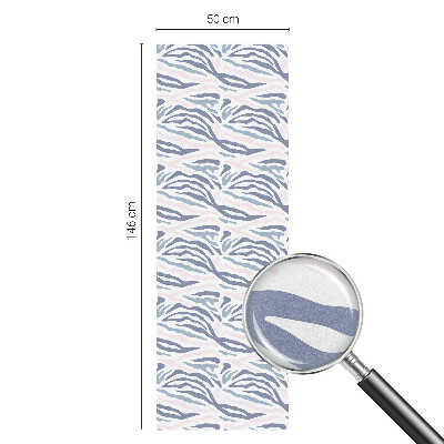 Naklejka witraż na szybę mleczna Zebrowy wzór