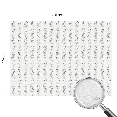 Witraż przyklejany na okno folia matowa Roślinny urok