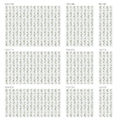 Witraż przyklejany na okno folia matowa Roślinny urok