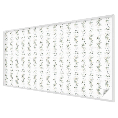 Witraż przyklejany na okno folia matowa Roślinny urok