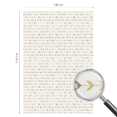 Witraż przyklejany na okno folia matowa Strzałkowy wzór