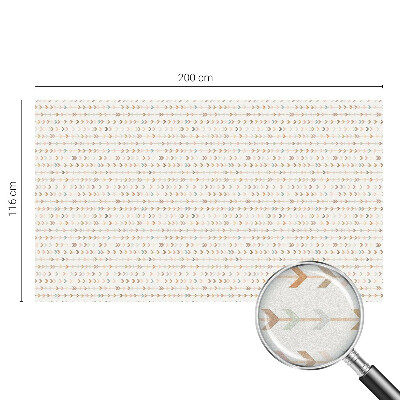 Witraż przyklejany na okno folia matowa Strzałkowy wzór