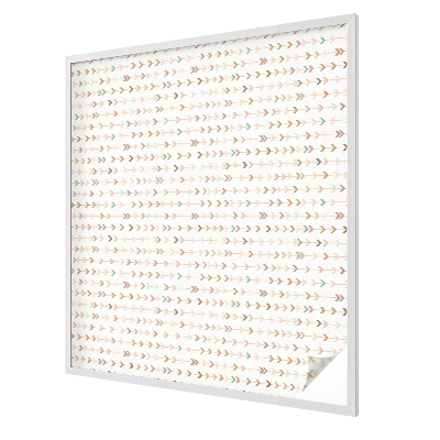 Witraż przyklejany na okno folia matowa Strzałkowy wzór