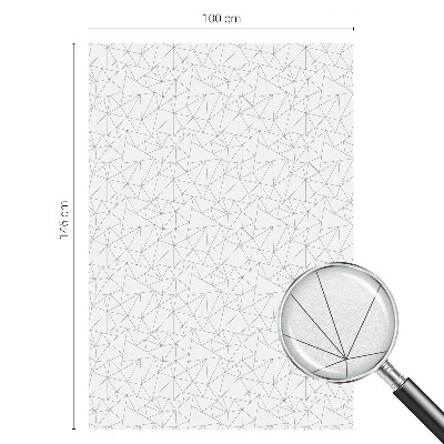 Folia okienna dekoracyjna witraż Geometryczne wzory