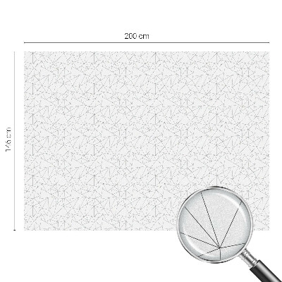 Folia okienna dekoracyjna witraż Geometryczne wzory