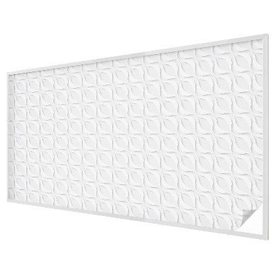 Folia mleczna na okno wzór witraż Falistych kształtów