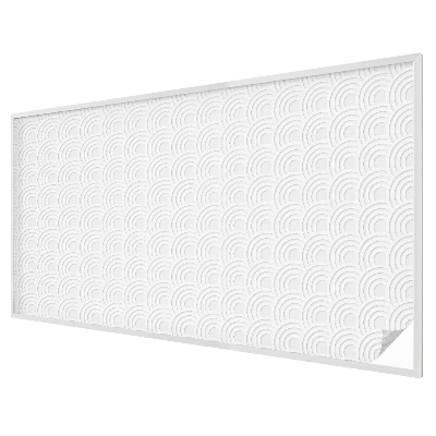 Witraż przyklejany na okno folia matowa Szare łuki