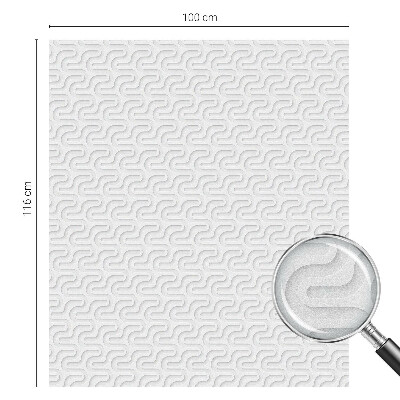 Naklejka witraż na szybę mleczna Minimalistyczny wzór