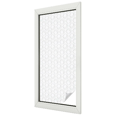 Witraż przyklejany na okno folia matowa Geometryczne kształty