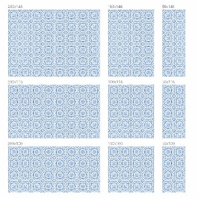Witraż przyklejany na okno folia matowa Kwiatowe ornamenty