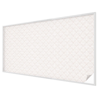 Naklejka witraż na szybę mleczna Ornament roślinny