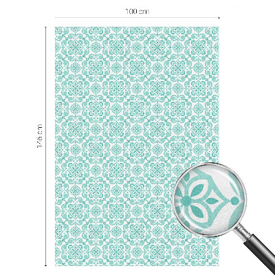 Folia mleczna na okno wzór witraż Wzór klasyczny