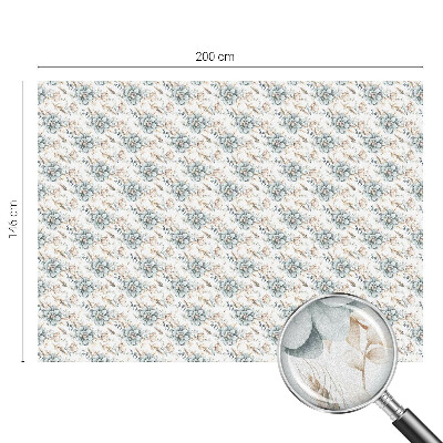 Witraż przyklejany na okno folia matowa Kwiatowa elegancja