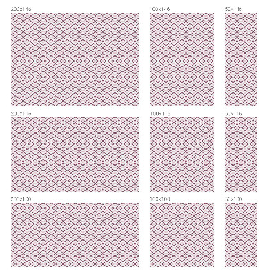 Witraż przyklejany na okno folia matowa Owalne kształty