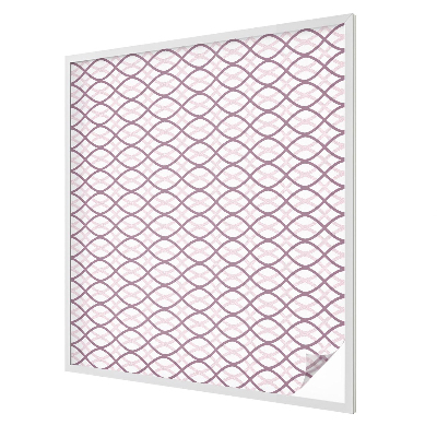 Witraż przyklejany na okno folia matowa Owalne kształty