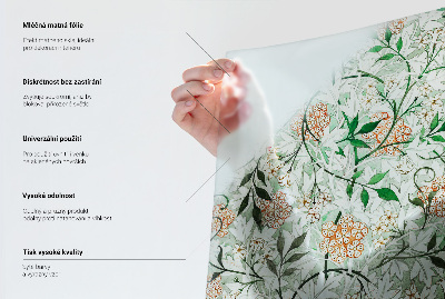 Witraż przyklejany na okno folia matowa Owalne kształty