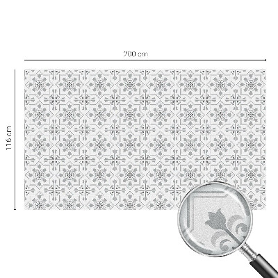 Folia okienna dekoracyjna witraż Symetryczne ornamenty