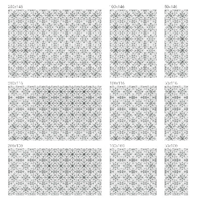 Folia okienna dekoracyjna witraż Symetryczne ornamenty