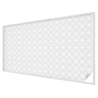 Witraż przyklejany na okno folia matowa Florystyczna symetria