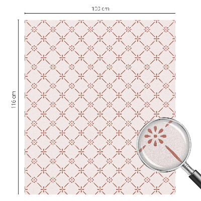 Folia okienna dekoracyjna witraż Kwiatowe wzory