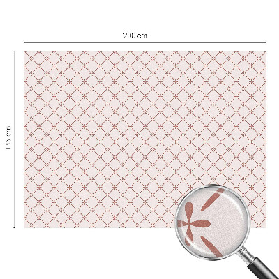 Folia okienna dekoracyjna witraż Kwiatowe wzory