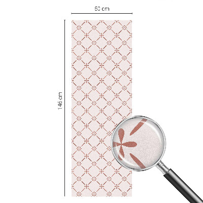 Folia okienna dekoracyjna witraż Kwiatowe wzory