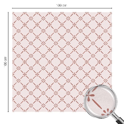 Folia okienna dekoracyjna witraż Kwiatowe wzory