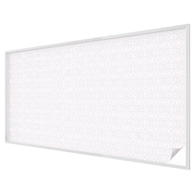 Folia mleczna na okno wzór witraż Roślinna symetria