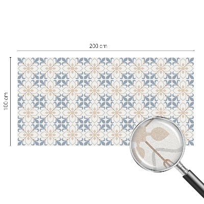 Witraż przyklejany na okno folia matowa Kwiatowe piękno