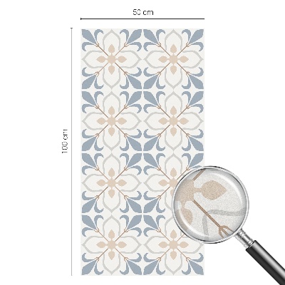 Witraż przyklejany na okno folia matowa Kwiatowe piękno