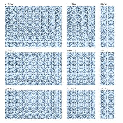 Witraż przyklejany na okno folia matowa Kwiatowy ornament