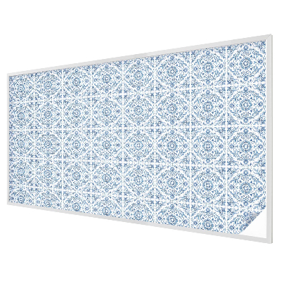 Witraż przyklejany na okno folia matowa Kwiatowy ornament