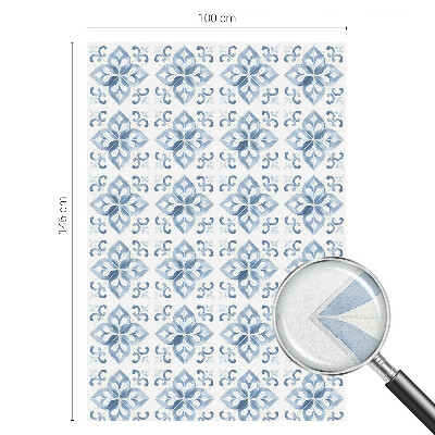 Folia mleczna na okno wzór witraż Klasyczna elegancja