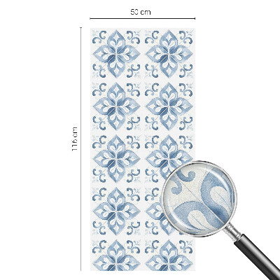 Folia mleczna na okno wzór witraż Klasyczna elegancja