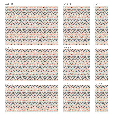 Naklejka witraż na szybę mleczna Wzór wachlarze