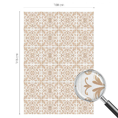 Folia mleczna na okno wzór witraż Klasyczny ornament