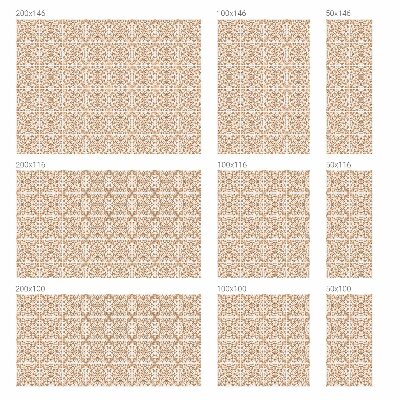 Folia mleczna na okno wzór witraż Klasyczny ornament