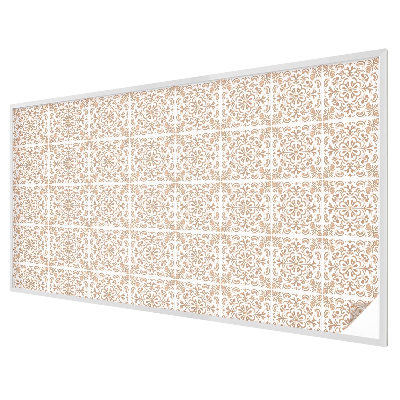 Folia mleczna na okno wzór witraż Klasyczny ornament