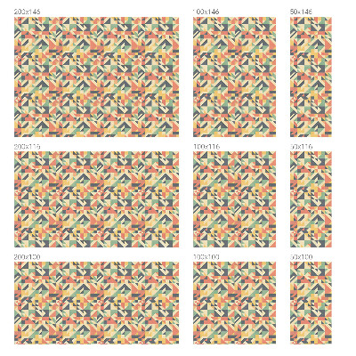 Witraż przyklejany na okno folia matowa Energia geometrii