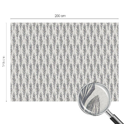 Folia okienna dekoracyjna witraż Eleganckie pióra