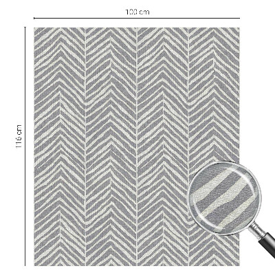 Naklejka witraż na szybę mleczna Zygzakowy wzór