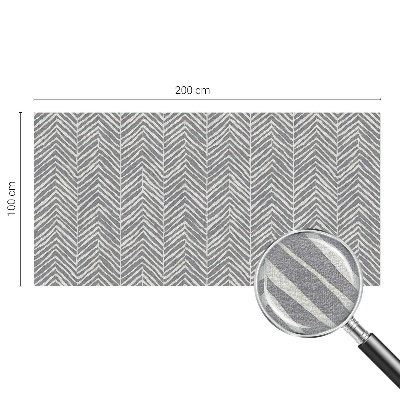 Naklejka witraż na szybę mleczna Zygzakowy wzór