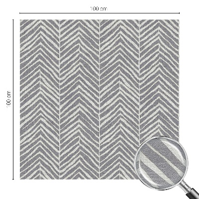 Naklejka witraż na szybę mleczna Zygzakowy wzór