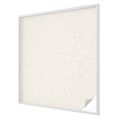 Witraż przyklejany na okno folia matowa Liniowe trójkąty