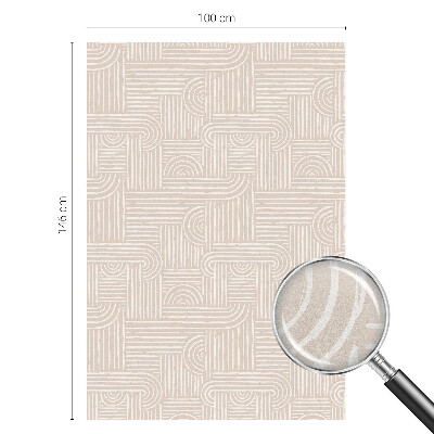 Folia mleczna na okno wzór witraż Geometryczny wzór