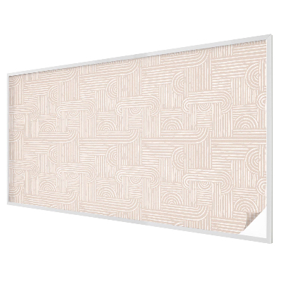 Folia mleczna na okno wzór witraż Geometryczny wzór